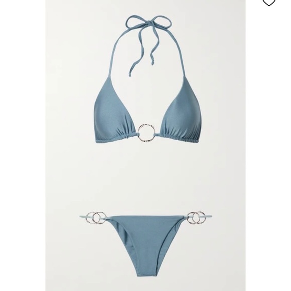 cult gaia Other - Cult Gia Claudia Embellished Triangle Bikini